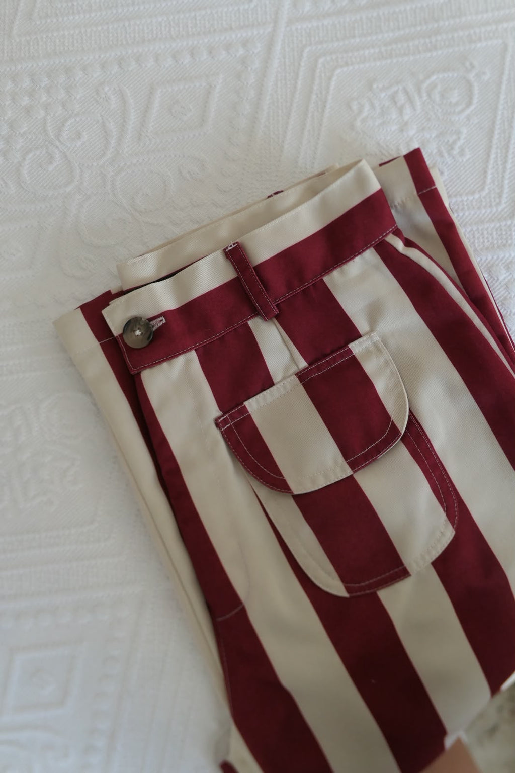Pantalón Palazzo de Rayas Verticales con Bolsillos