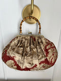 Bolso Pouch Toile de Jouy Cacería