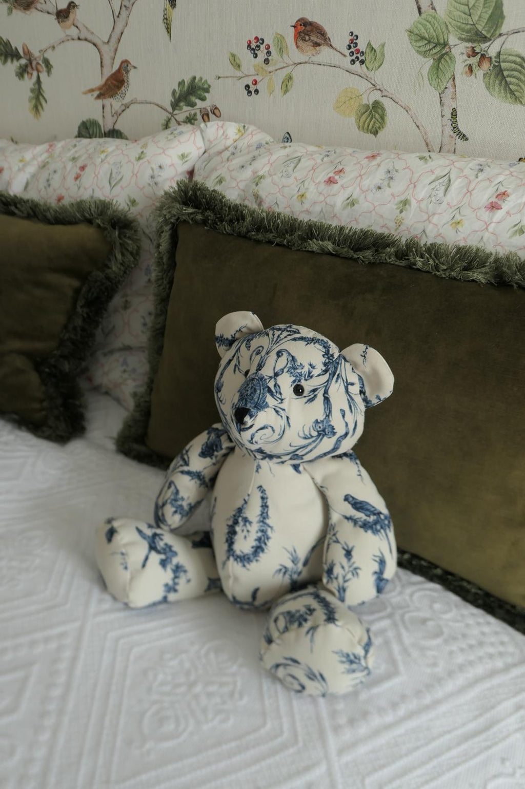 Oso de Peluche Toile de Jouy