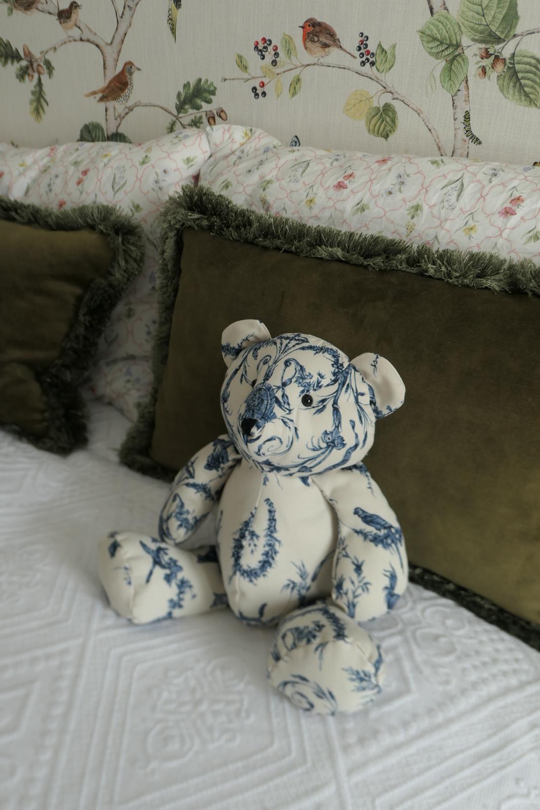 Oso de Peluche Toile de Jouy
