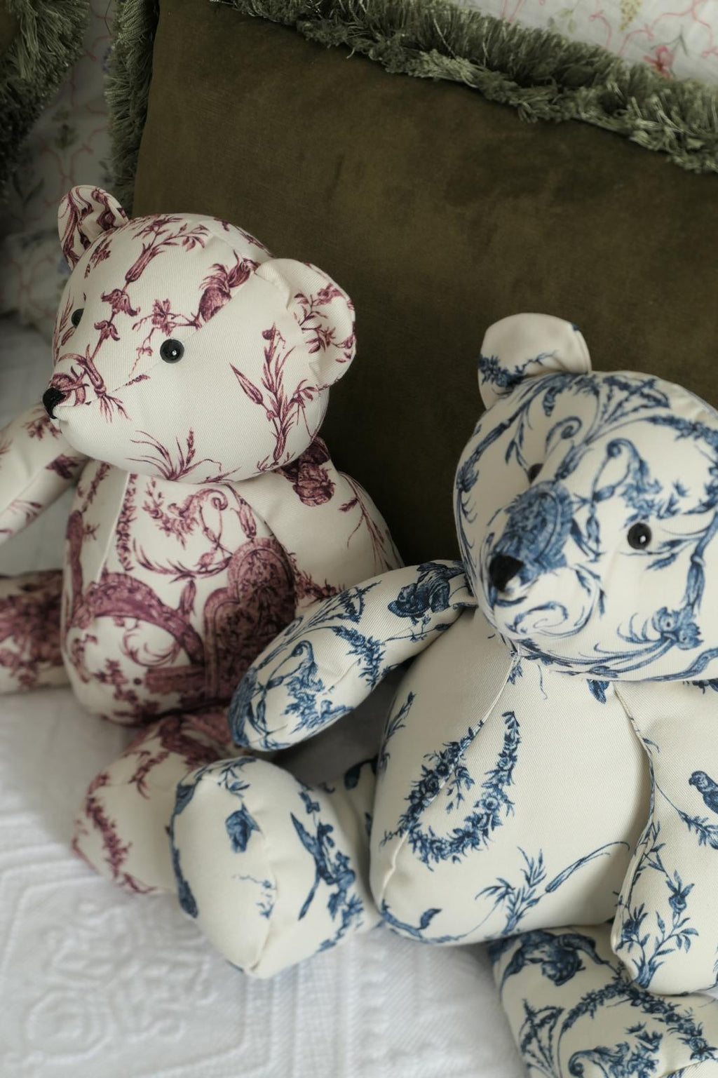 Oso de Peluche Toile de Jouy