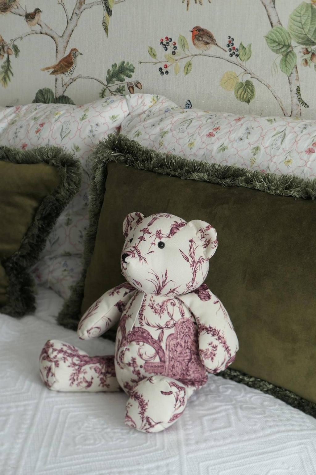 Oso de Peluche Toile de Jouy