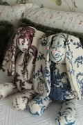 Conejo Grande de Peluche Toile de Jouy