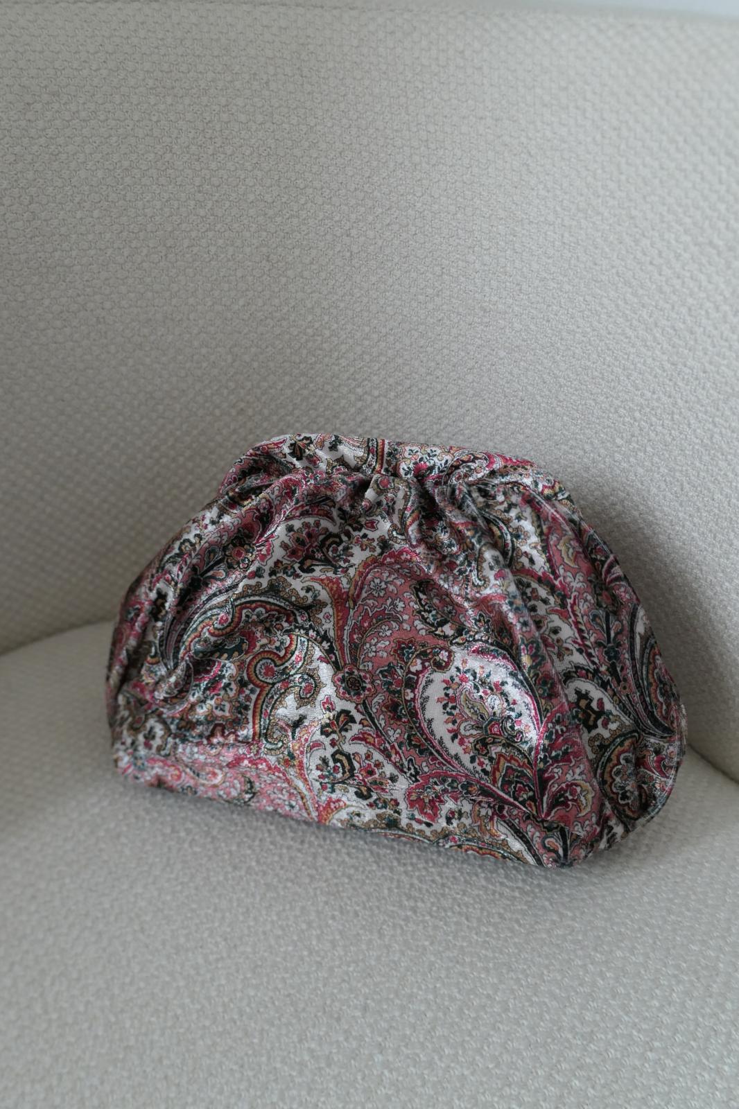 Bolso Pouch Paisleys Velvet