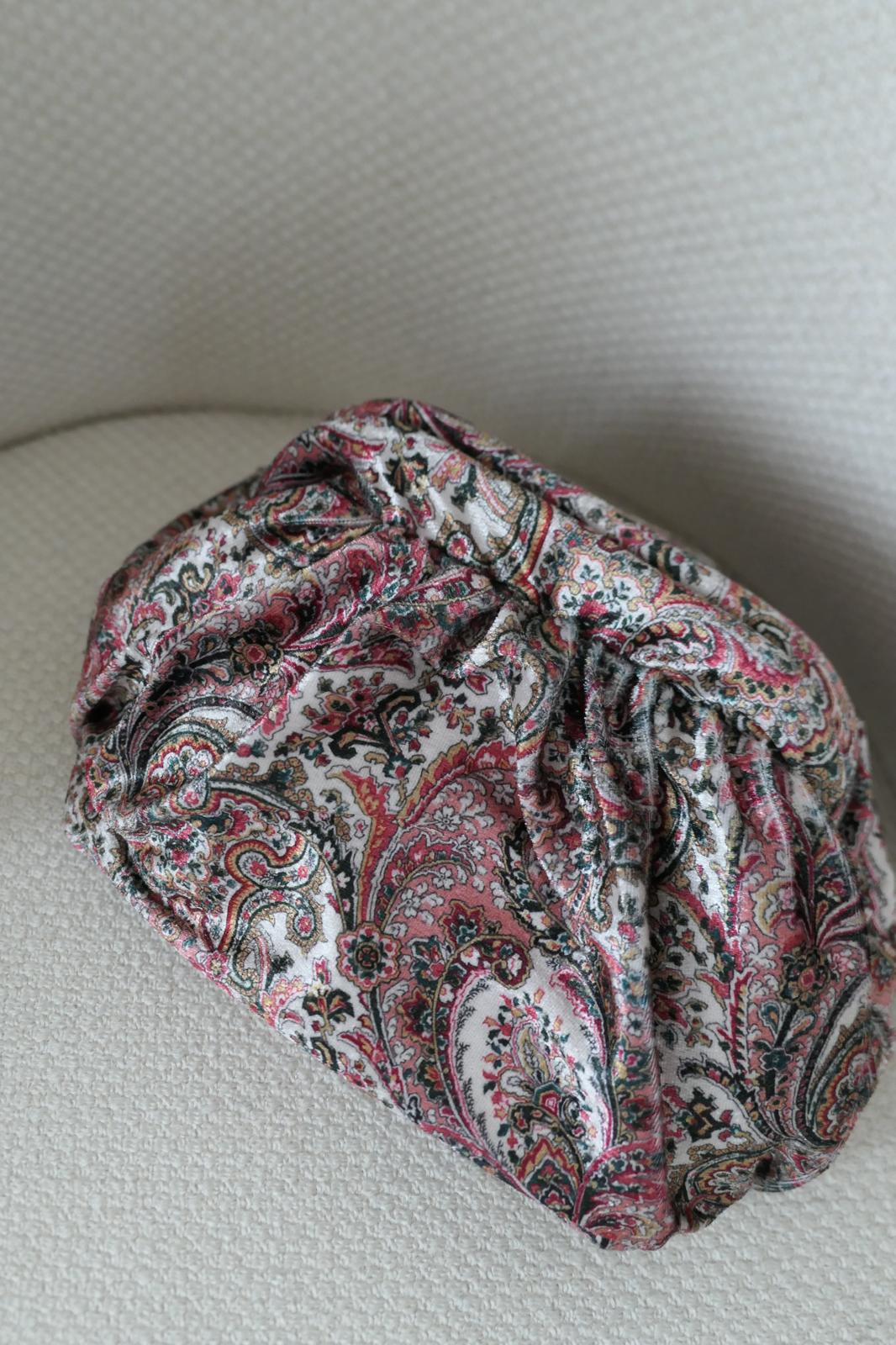 Bolso Pouch Paisleys Velvet