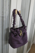 Bolso de mano León Morado