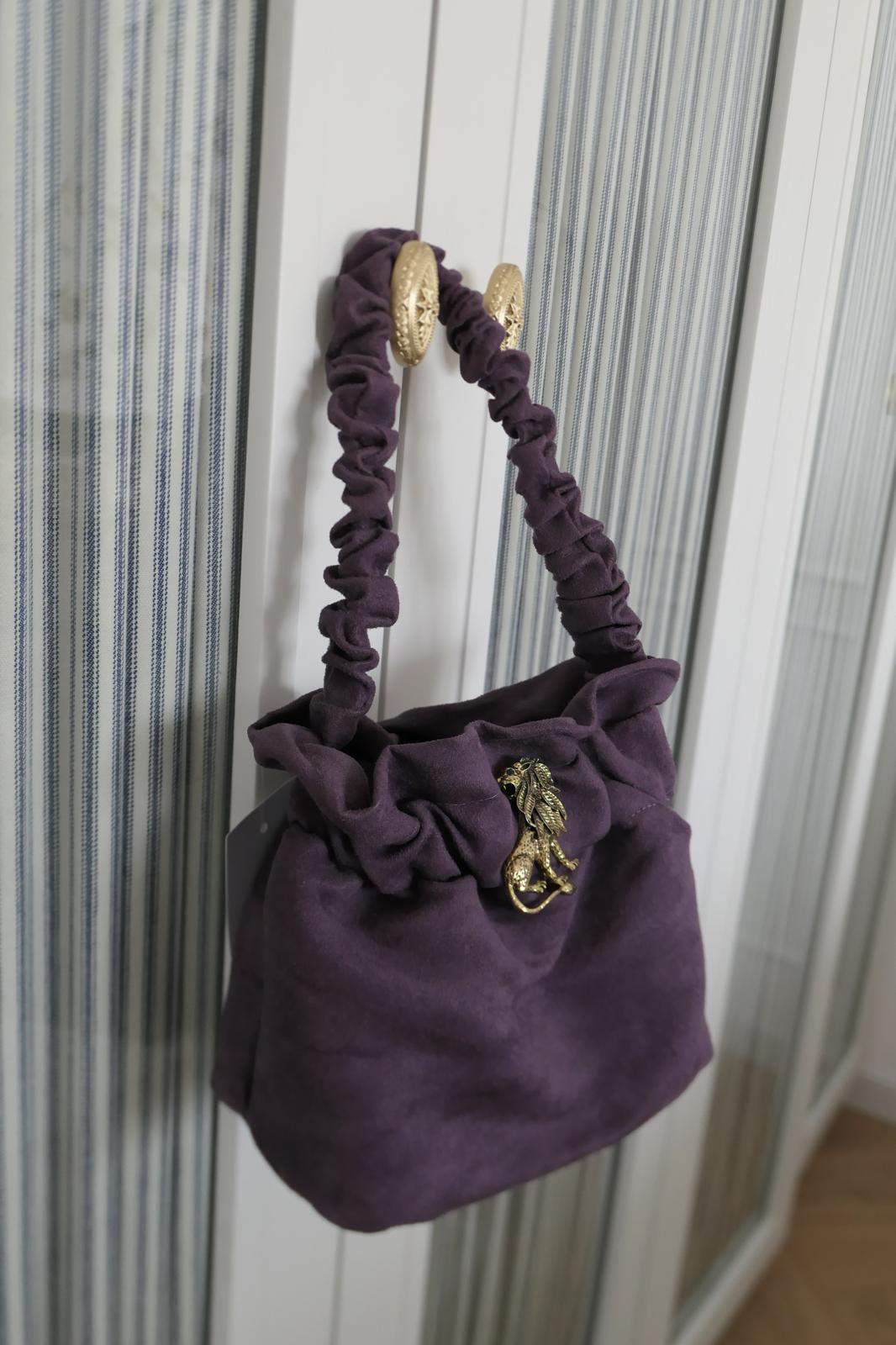 Bolso de mano León Morado