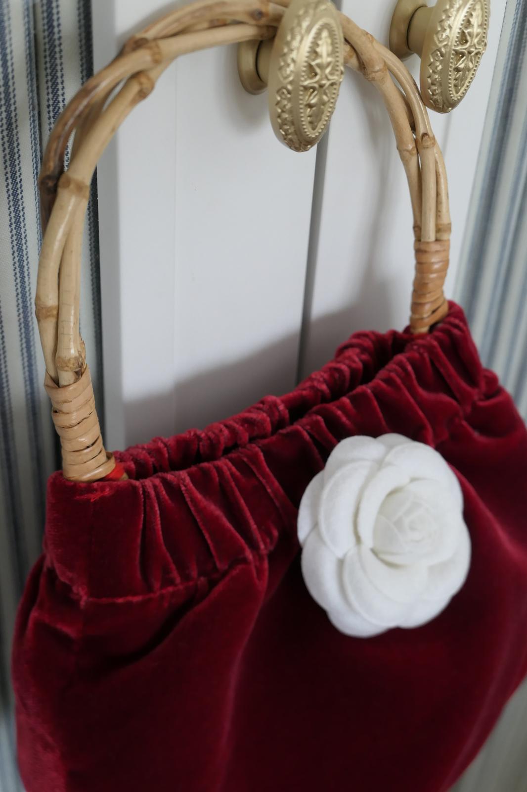 Bolso de mano Rojo Camelia
